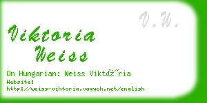 viktoria weiss business card